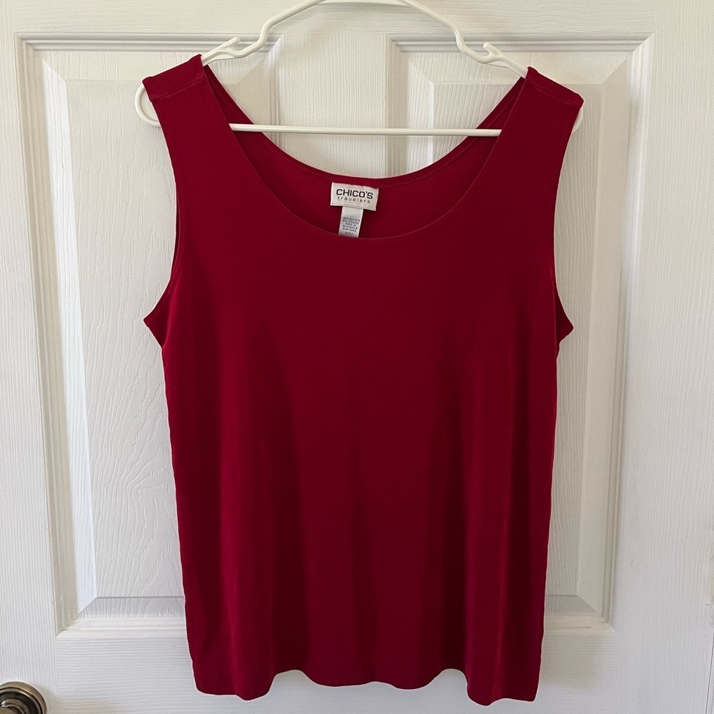 Chico's Vibrant Red Tank Top